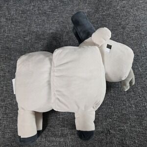 Minecraft Plush Goat 15" Mojang Microsoft Plush Stuffef Animal Pillow White EUC